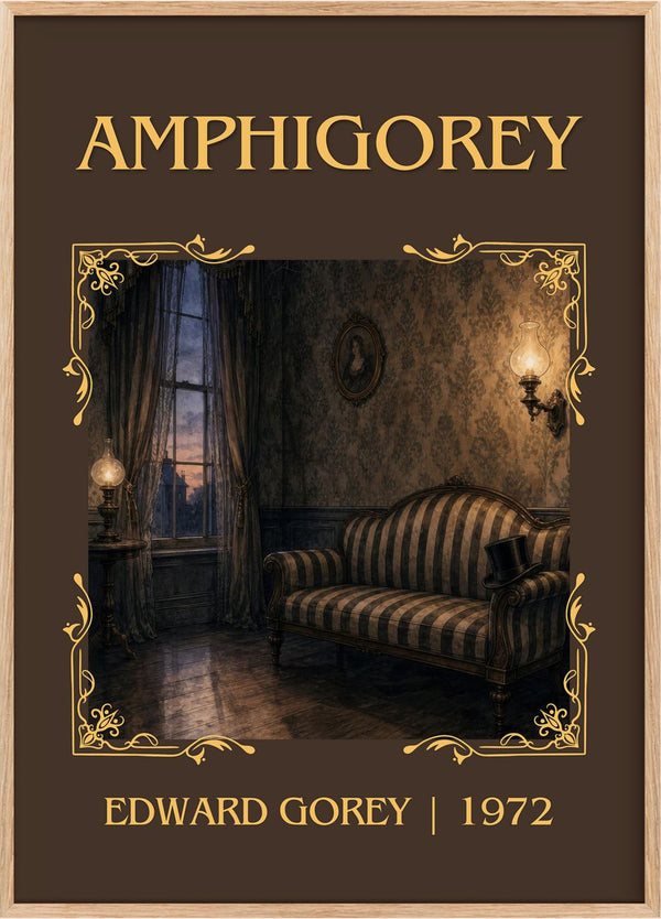 Amphigorey Classic Book Art Print by Edward Gorey