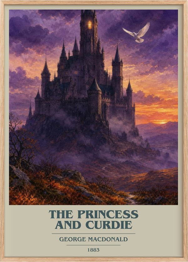 The Princess And Curdie Book Cover Poster by George Macdonald