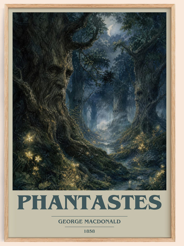Phantastes Book Cover Poster by George Macdonald
