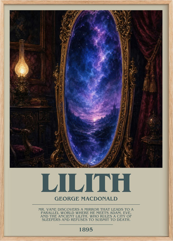 Lilith Bookish Wall Art by George Macdonald