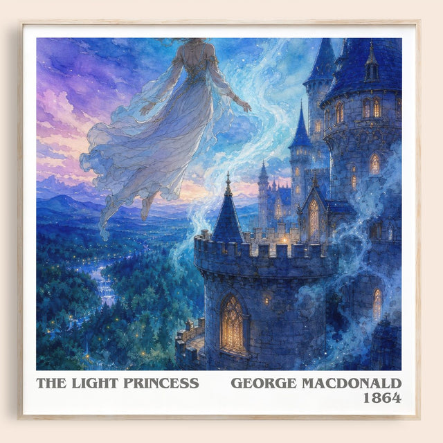 The Light Princess Literary Art Print by George Macdonald