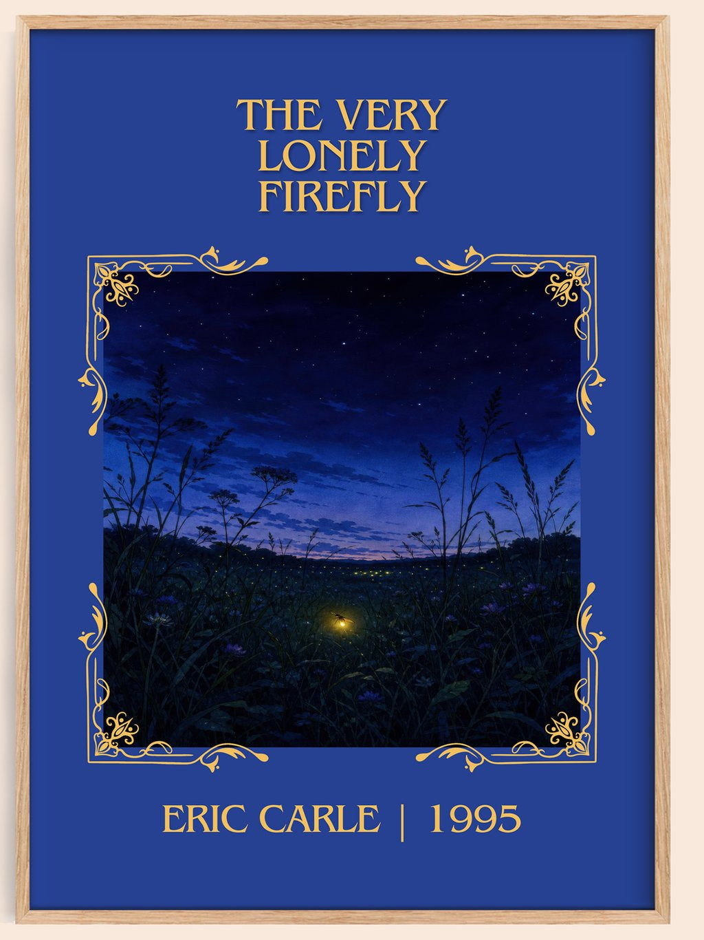 The Very Lonely Firefly Classic Book Art Print by Eric Carle – book poster