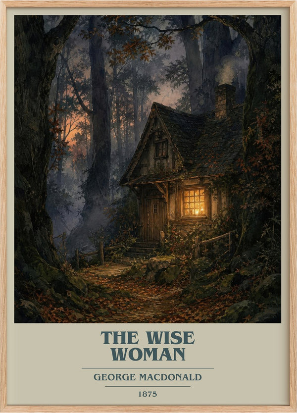 The Wise Woman Book Cover Poster by George Macdonald