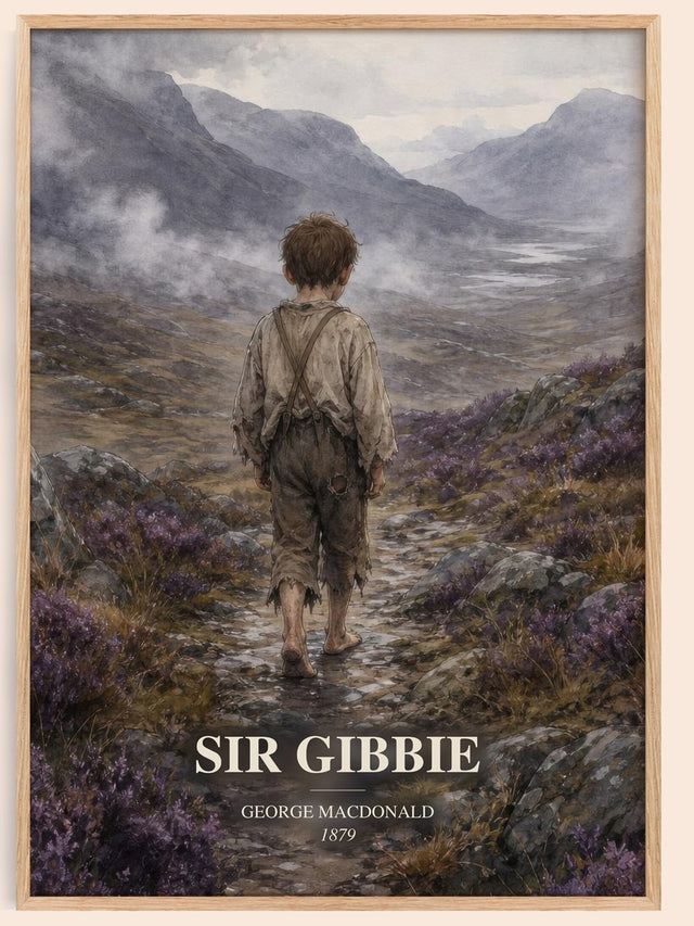 Sir Gibbie Book Watercolour Illustration by George Macdonald