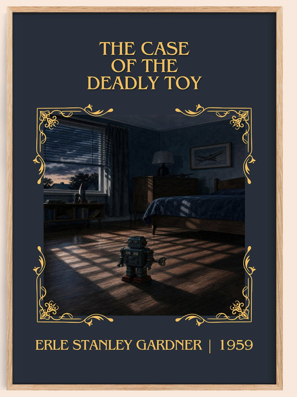 Case Of The Deadly Toy Classic Book Art Print by Erle Stanley Gardner – book poster