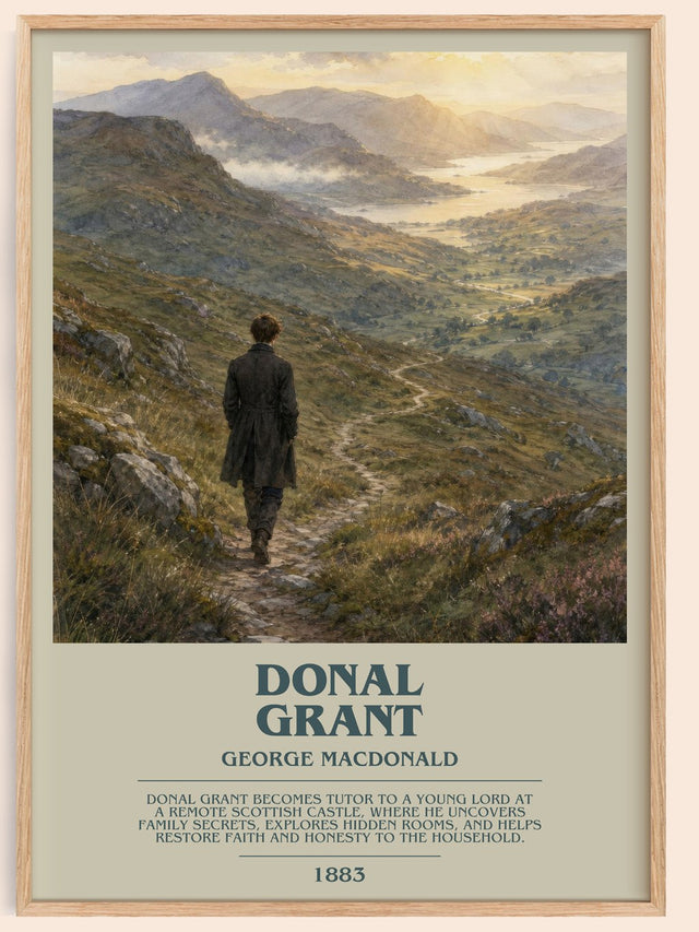 Donal Grant Bookish Wall Art by George Macdonald