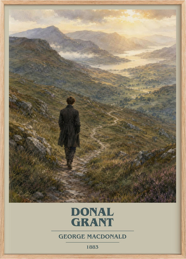 Donal Grant Book Cover Poster by George Macdonald