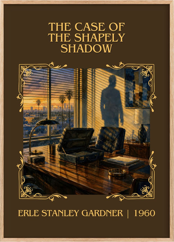 Case Of The Shapely Shadow Classic Book Art Print by E. Gardner