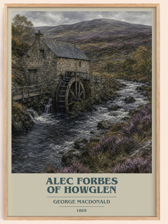 Alec Forbes Of Howglen Book Cover Poster by George Macdonald