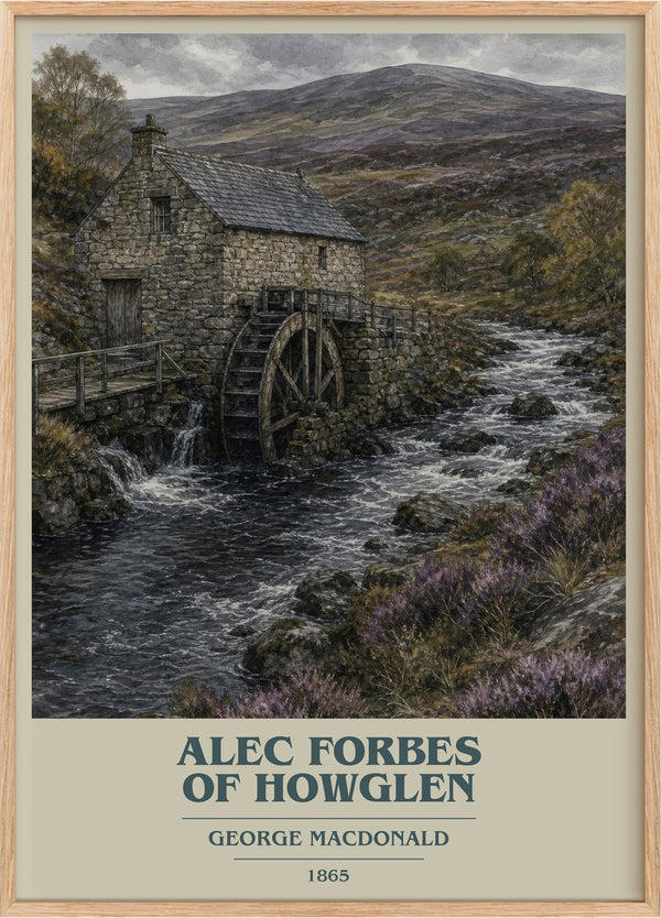 Alec Forbes Of Howglen Book Cover Poster by George Macdonald