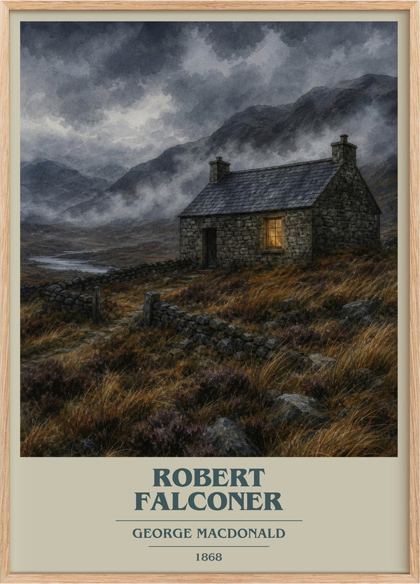 Robert Falconer Book Cover Poster by George Macdonald