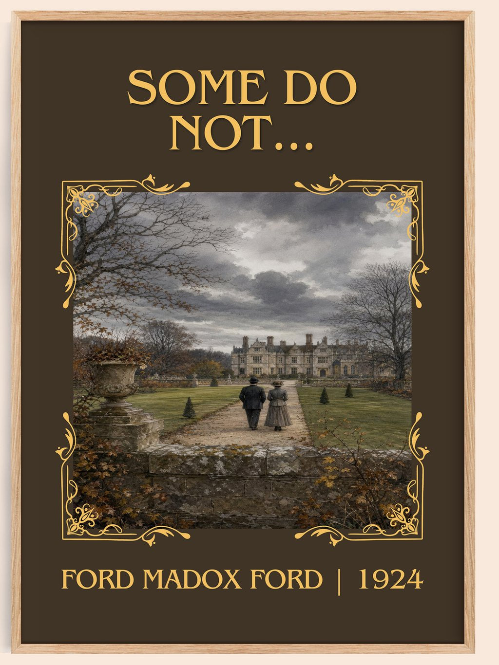 Some Do Not... Classic Book Art Print by Ford Madox Ford – book poster
