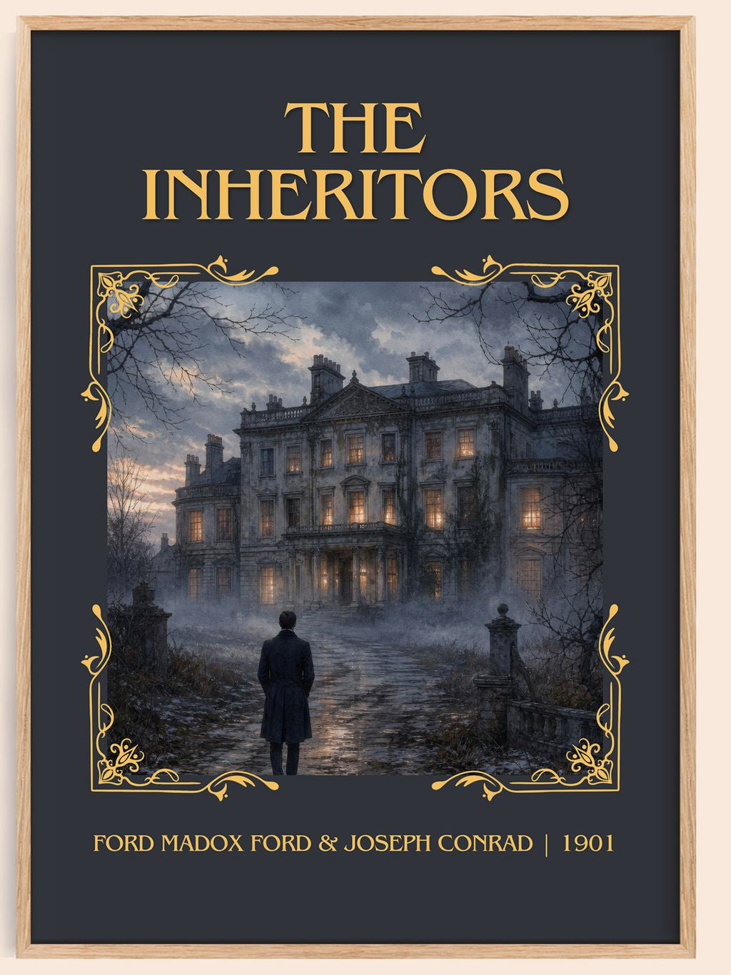 Inheritors Classic Book Art Print by Ford Madox Ford & Joseph Conrad – book poster