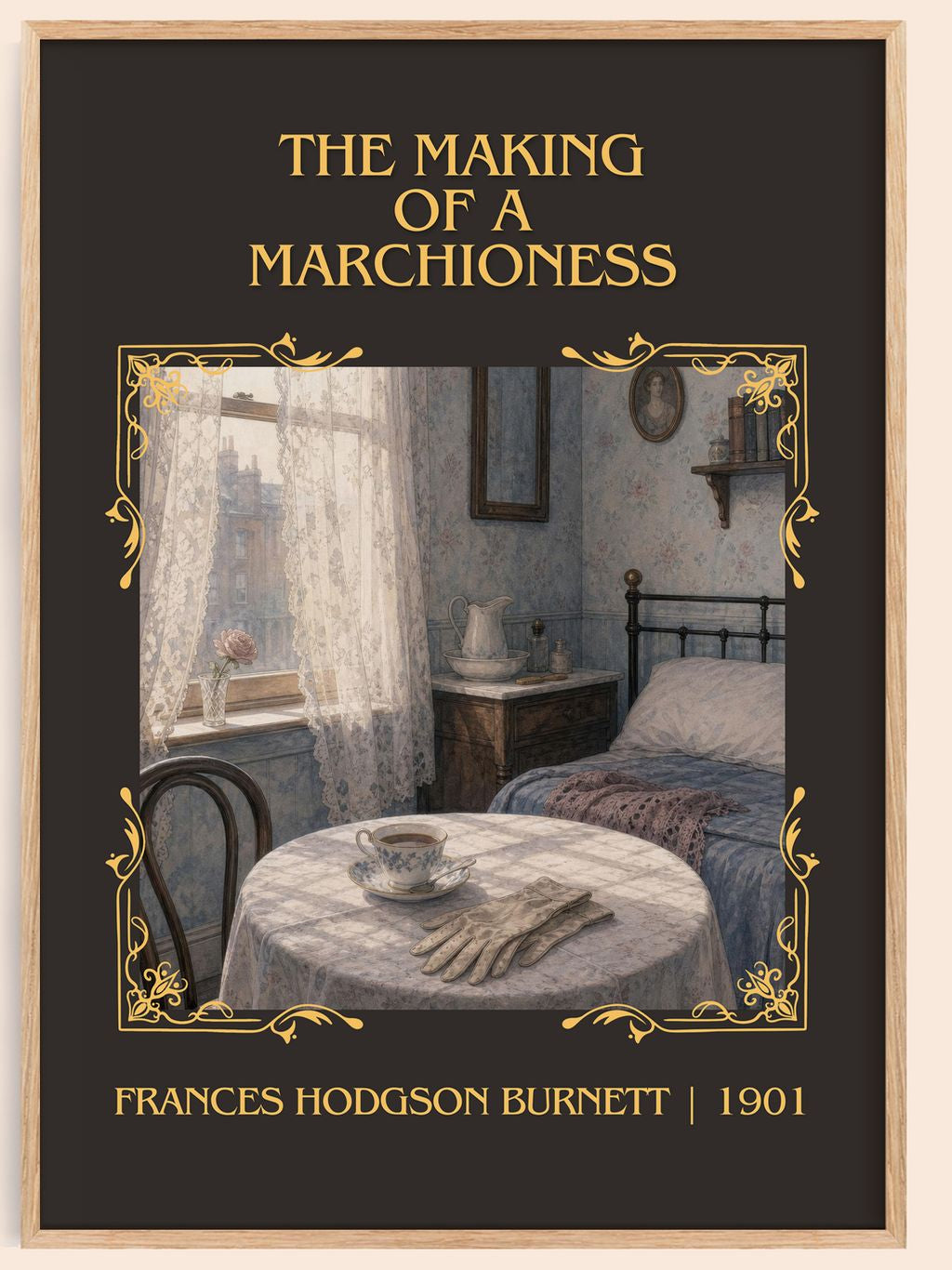 Making Of A Marchioness Classic Book Art Print by F. Burnett – book poster