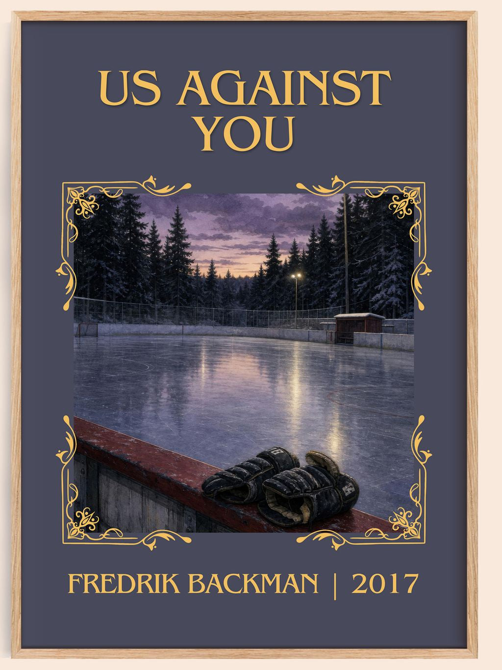 Us Against You Classic Book Art Print by Fredrik Backman – book poster