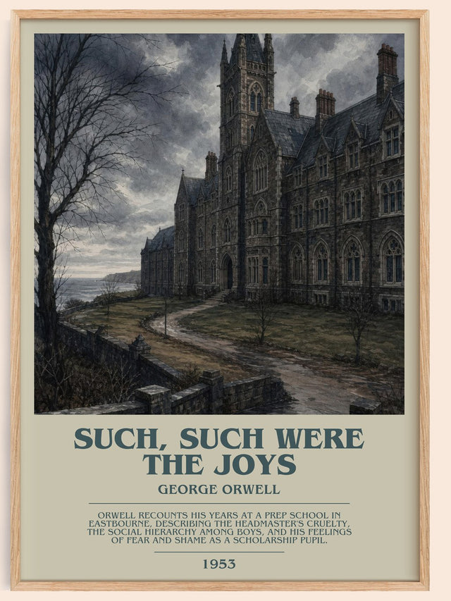 Such, Such Were The Joys Bookish Wall Art by George Orwell