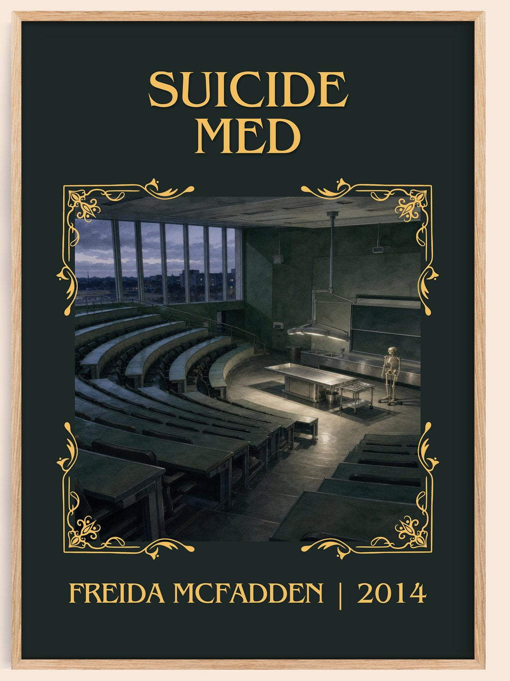 Suicide Med Classic Book Art Print by Freida Mcfadden – book poster