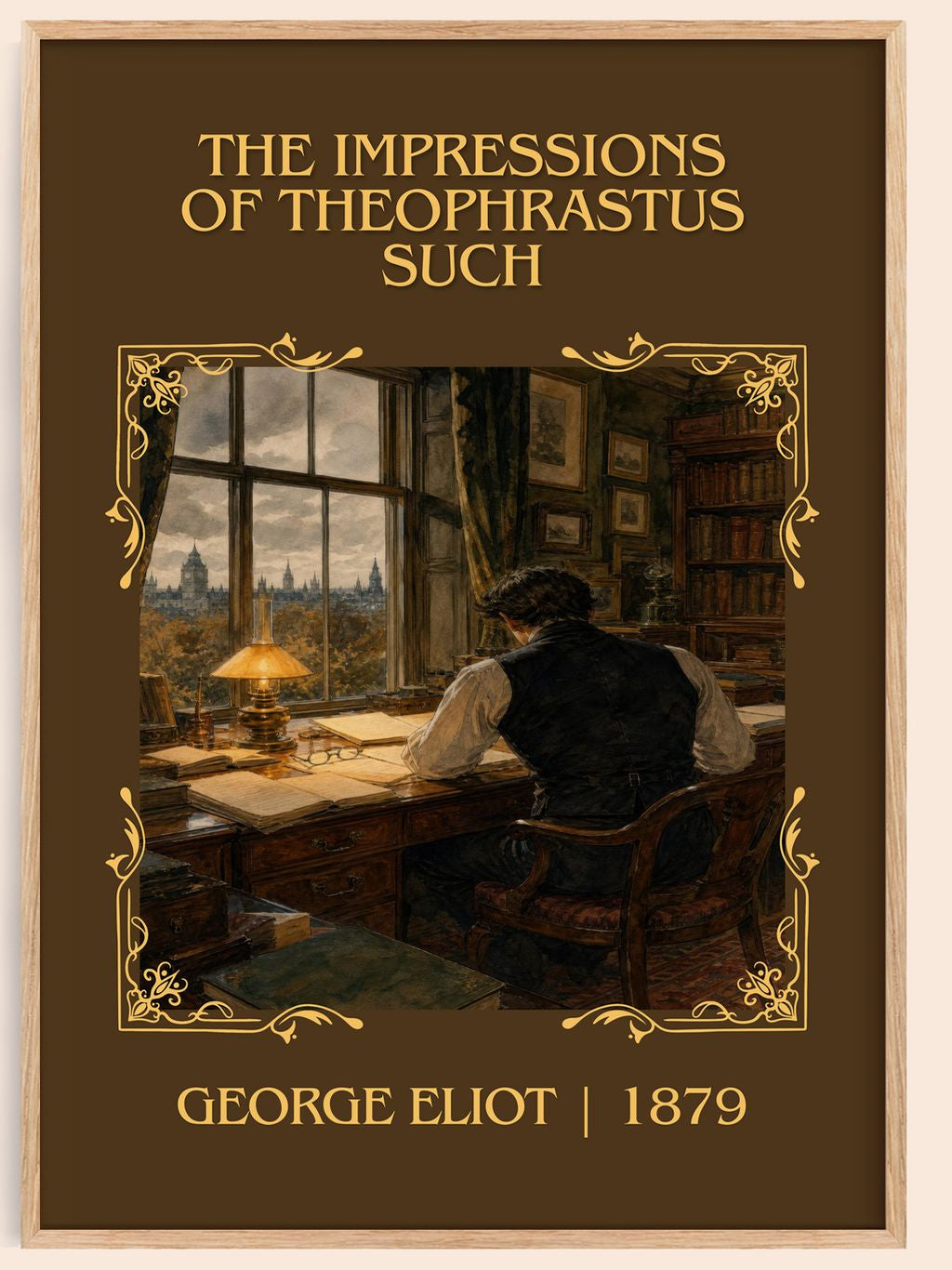 Impressions Of Theophrastus Such Classic Book Art Print by G. Eliot – book poster