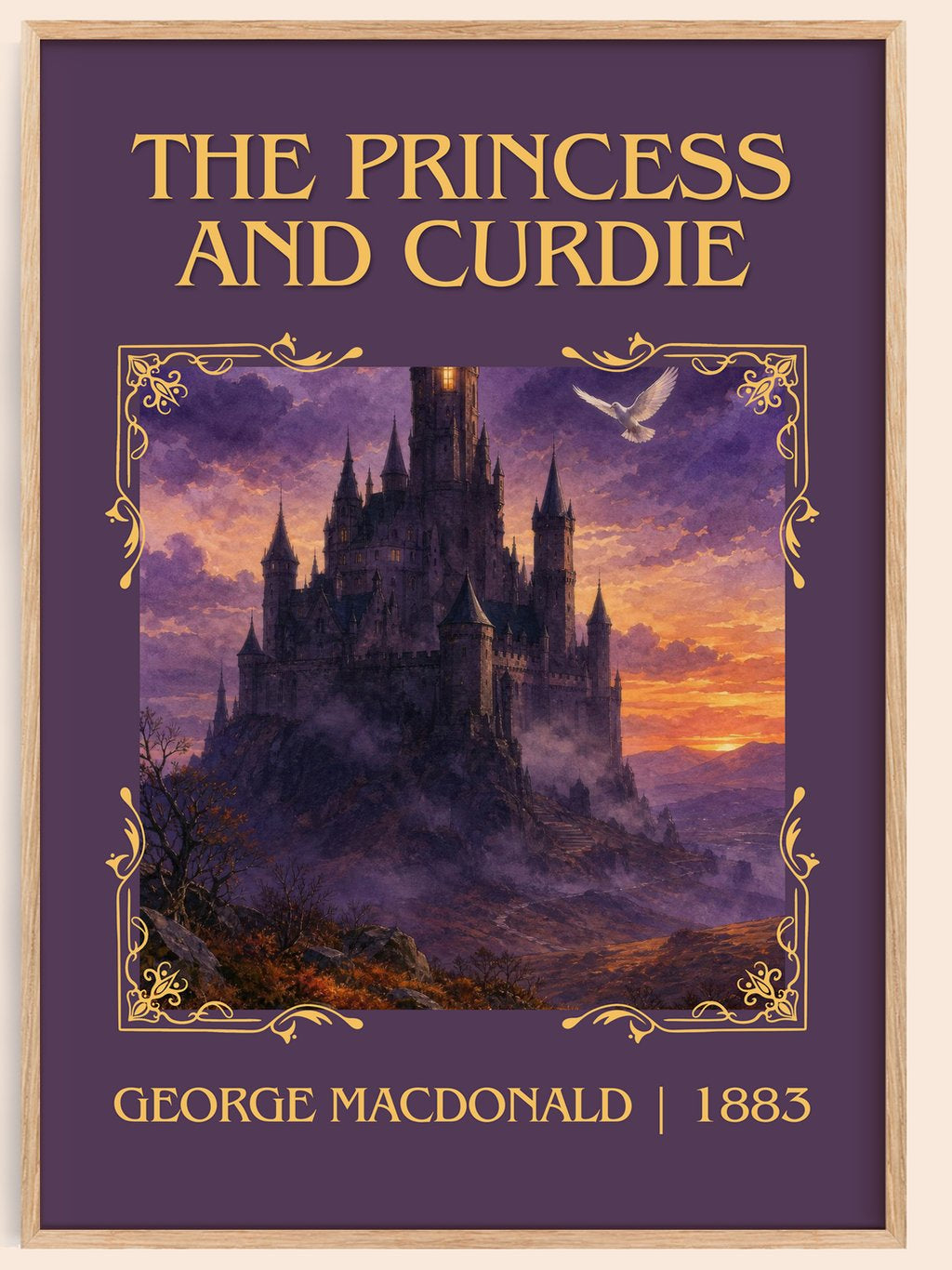 The Princess And Curdie Classic Book Art Print by George Macdonald – book poster