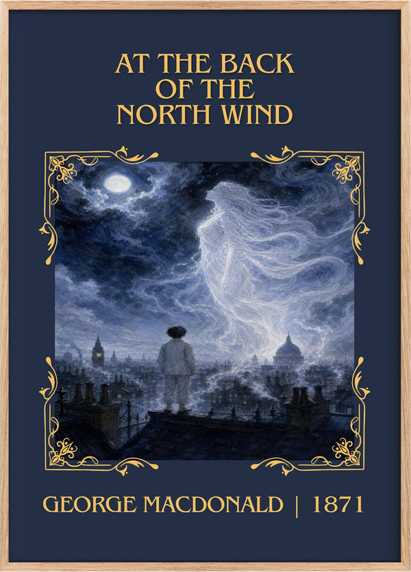 At The Back Of The North Wind Classic Book Art Print by G. Macdonald