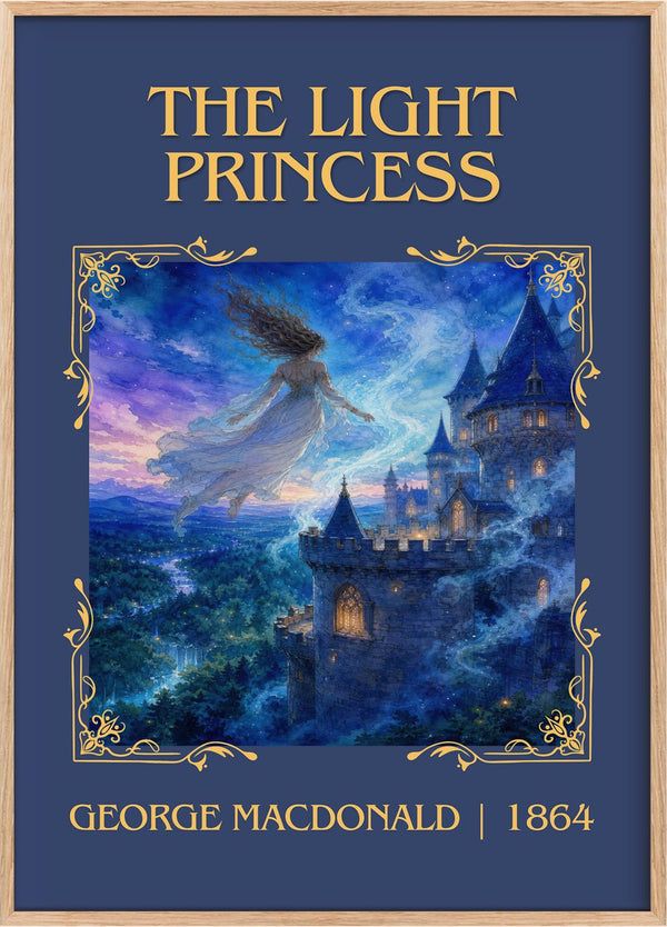The Light Princess Classic Book Art Print by George Macdonald