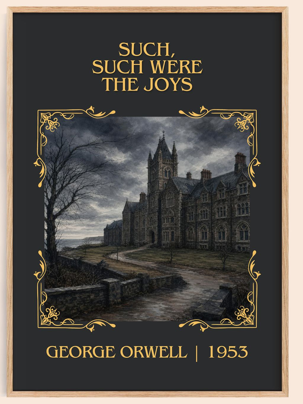 Such, Such Were The Joys Classic Book Art Print by George Orwell – book poster