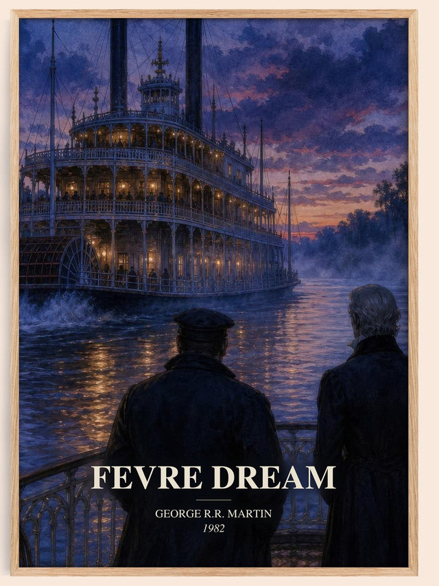 Fevre Dream Book Watercolour Illustration by George R.R. Martin