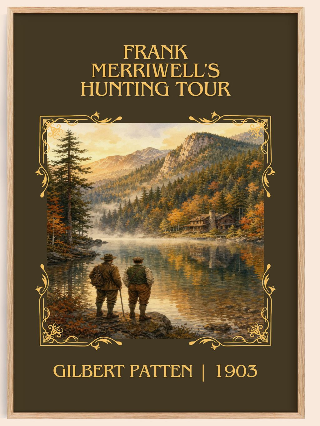 Frank Merriwell'S Hunting Tour Classic Book Art Print by G. Patten – book poster