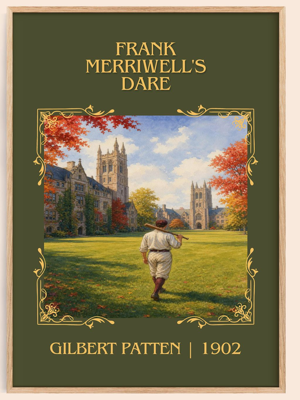 Frank Merriwell'S Dare Classic Book Art Print by Gilbert Patten – book poster
