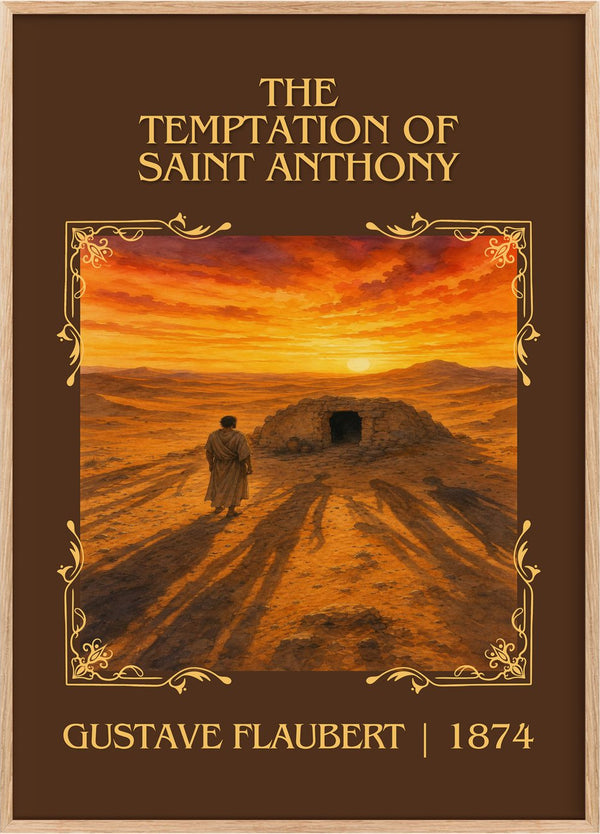 Temptation Of Saint Anthony Classic Book Art Print by Gustave Flaubert