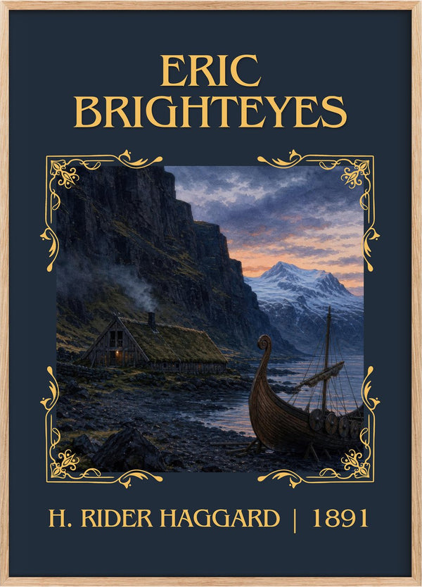 Eric Brighteyes Classic Book Art Print by H. Rider Haggard
