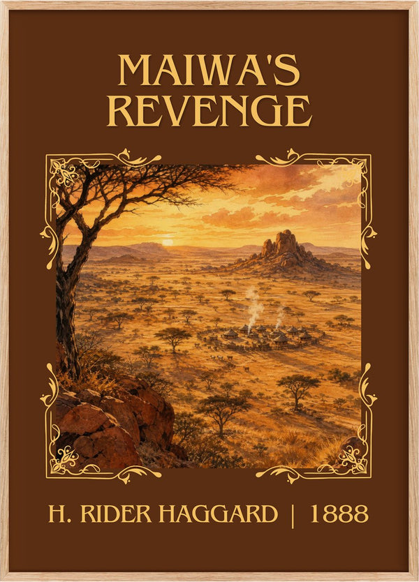 Maiwa's Revenge Classic Book Art Print by H. Rider Haggard