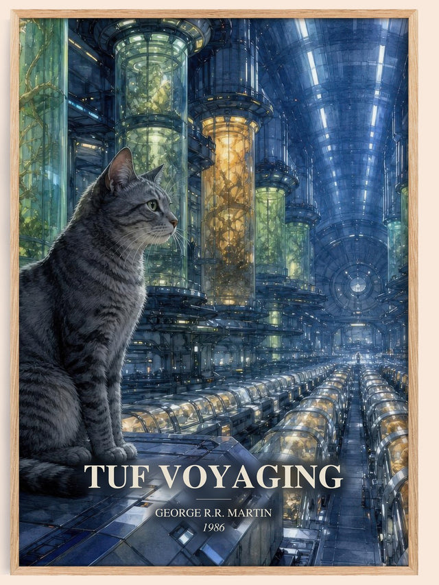 Tuf Voyaging Book Watercolour Illustration by George R.R. Martin