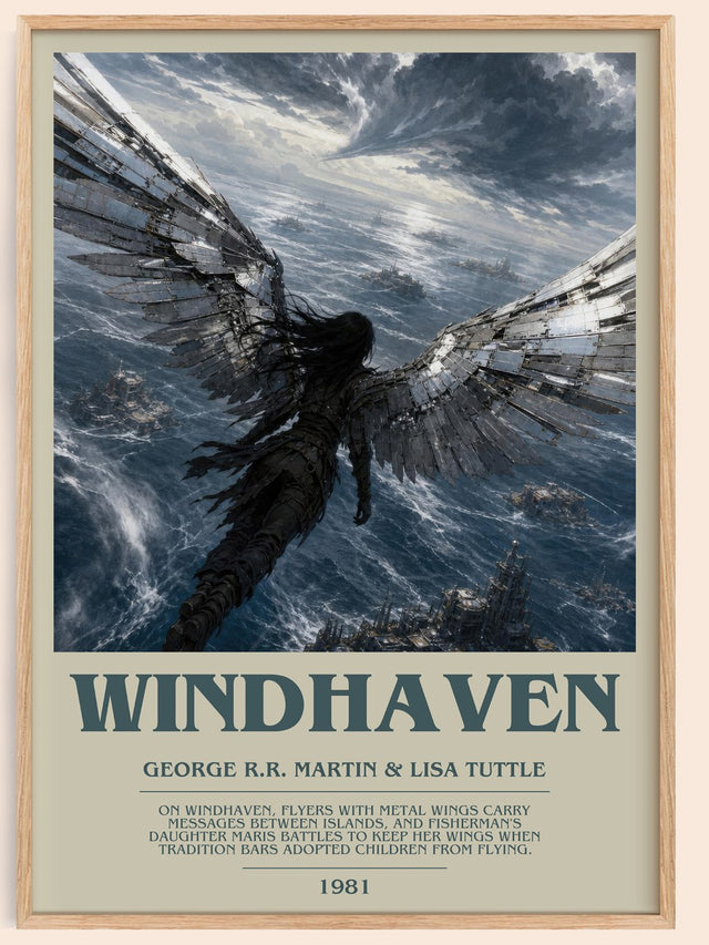 Windhaven Bookish Wall Art by George R.R. Martin & Lisa Tuttle