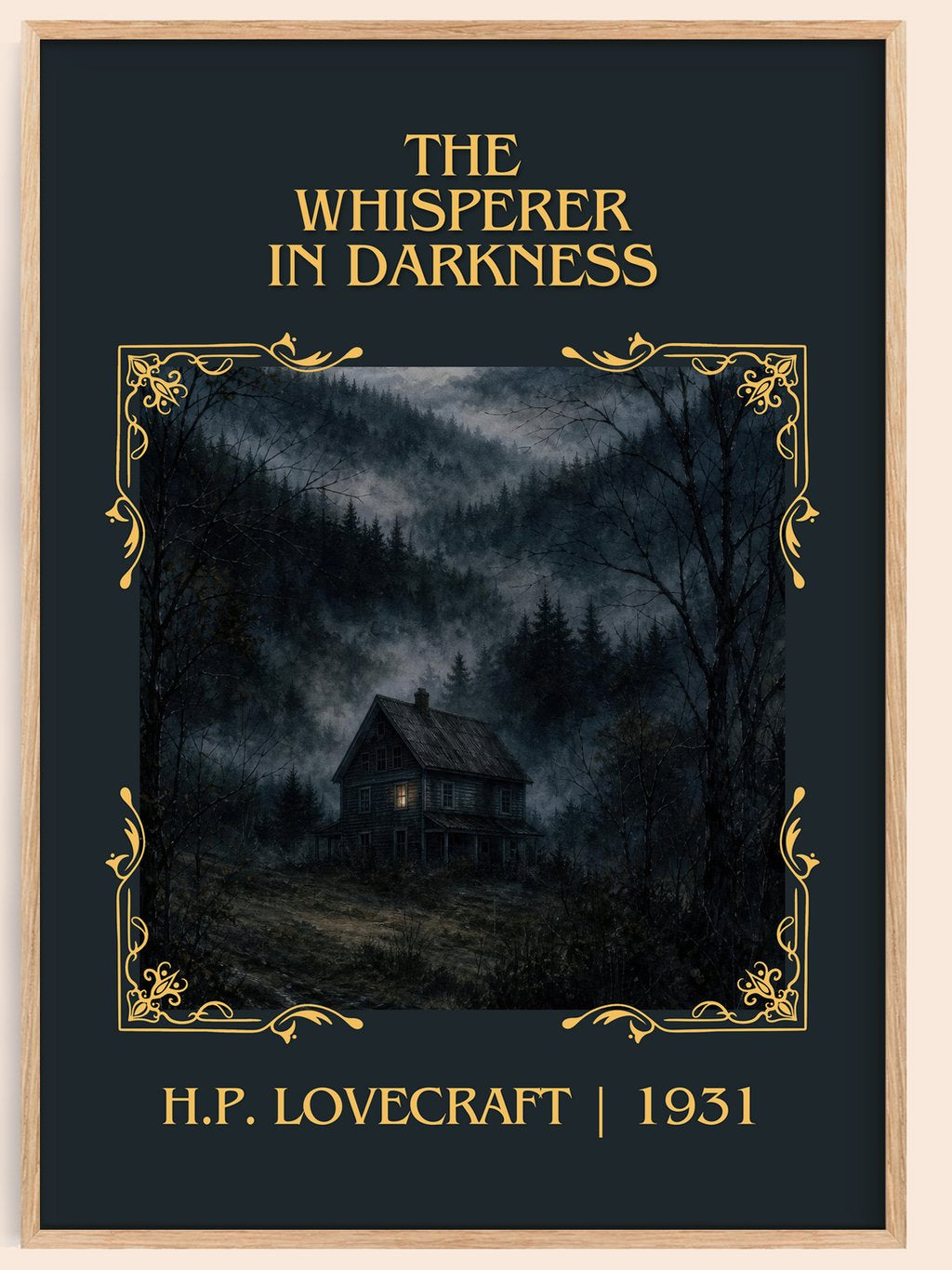 The Whisperer In Darkness Classic Book Art Print by H.P. Lovecraft – book poster