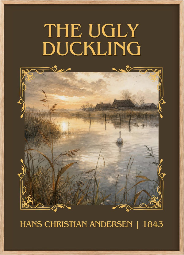 The Ugly Duckling Classic Book Art Print by Hans Christian Andersen