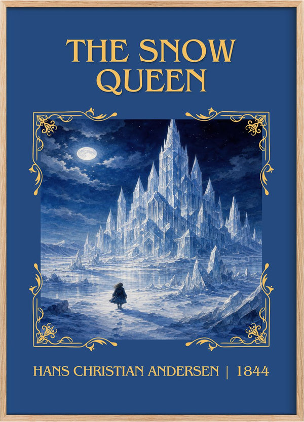 The Snow Queen Classic Book Art Print by Hans Christian Andersen