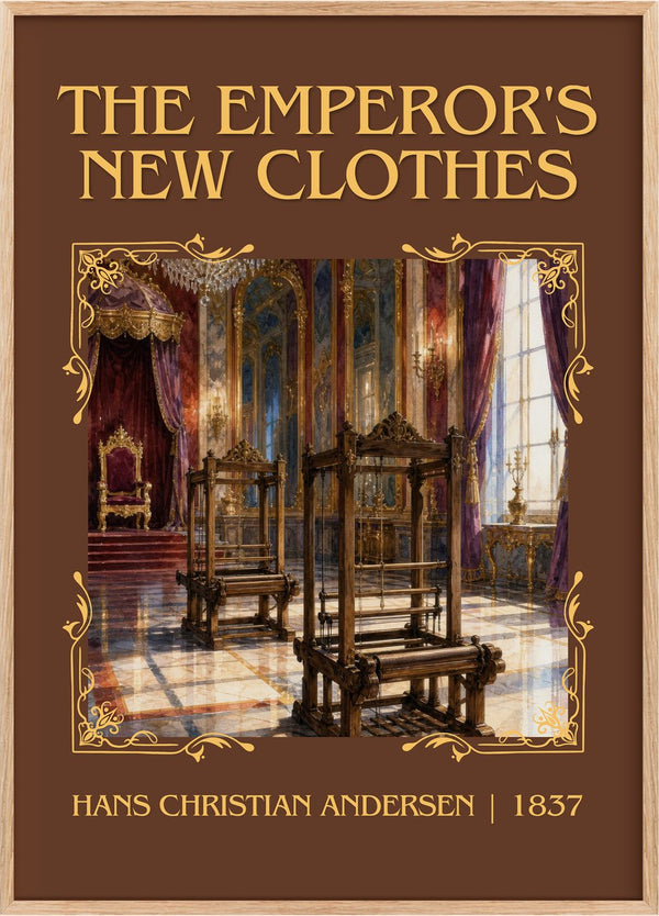 Emperor's New Clothes Classic Book Art Print by H. Andersen