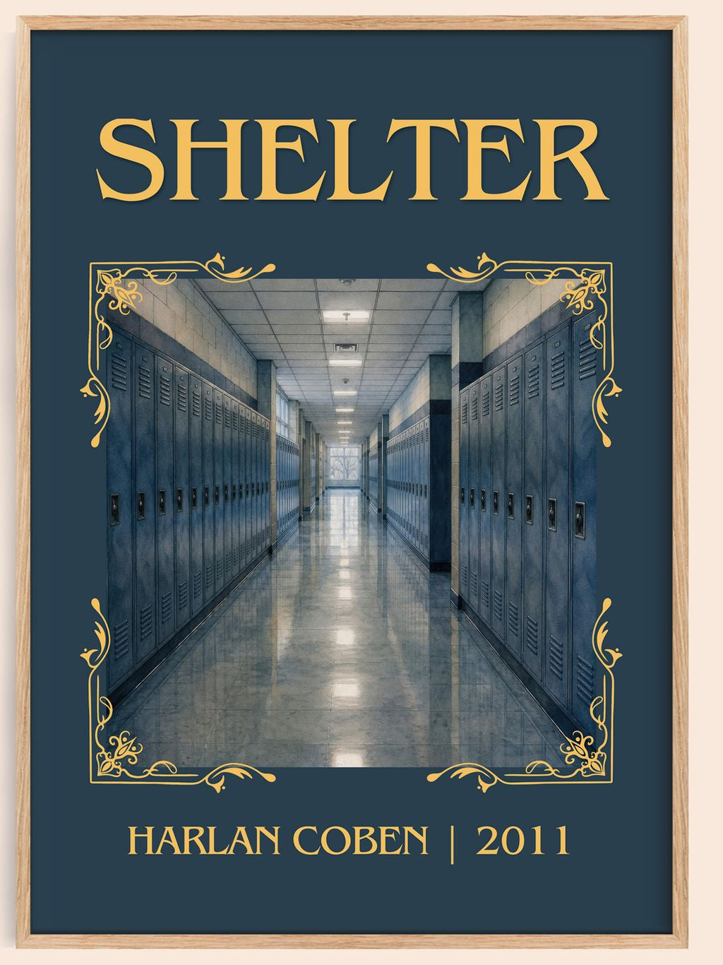 Shelter Classic Book Art Print by Harlan Coben – book poster
