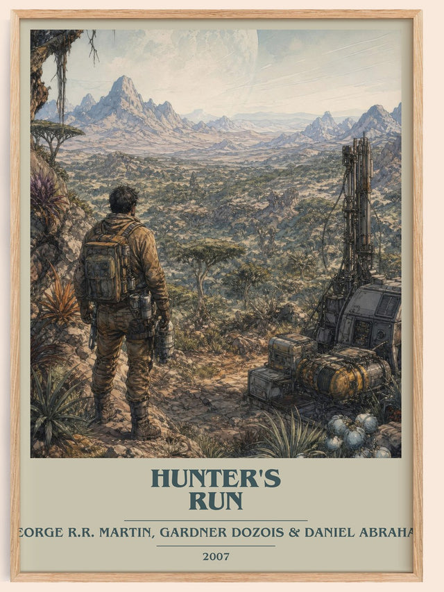 Hunter'S Run Book Cover Poster by G. Abraham