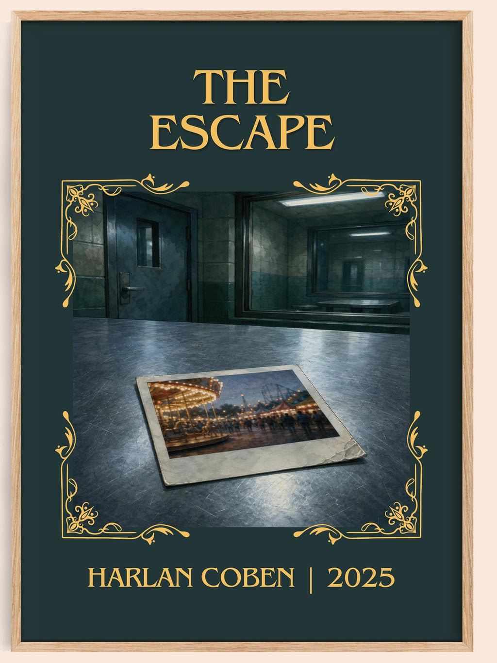 The Escape Classic Book Art Print by Harlan Coben – book poster