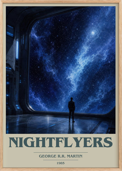Nightflyers Book Cover Poster by George R.R. Martin