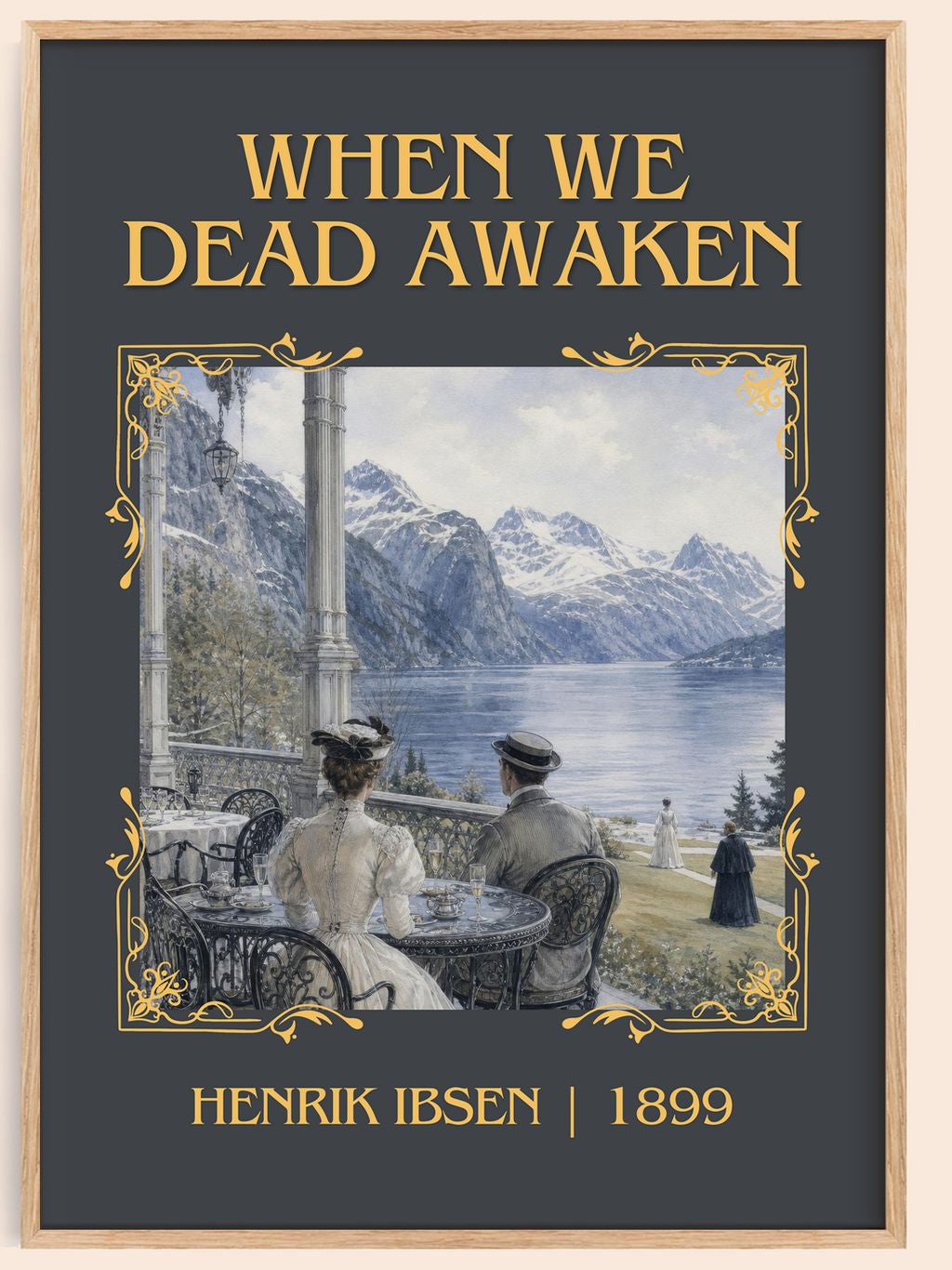 When We Dead Awaken Classic Book Art Print by Henrik Ibsen – book poster