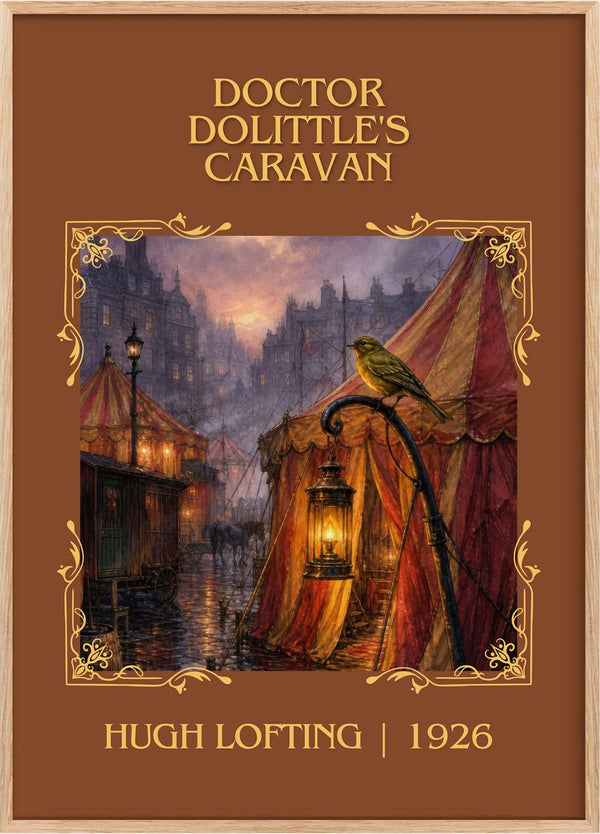 Doctor Dolittle's Caravan Classic Book Art Print by Hugh Lofting