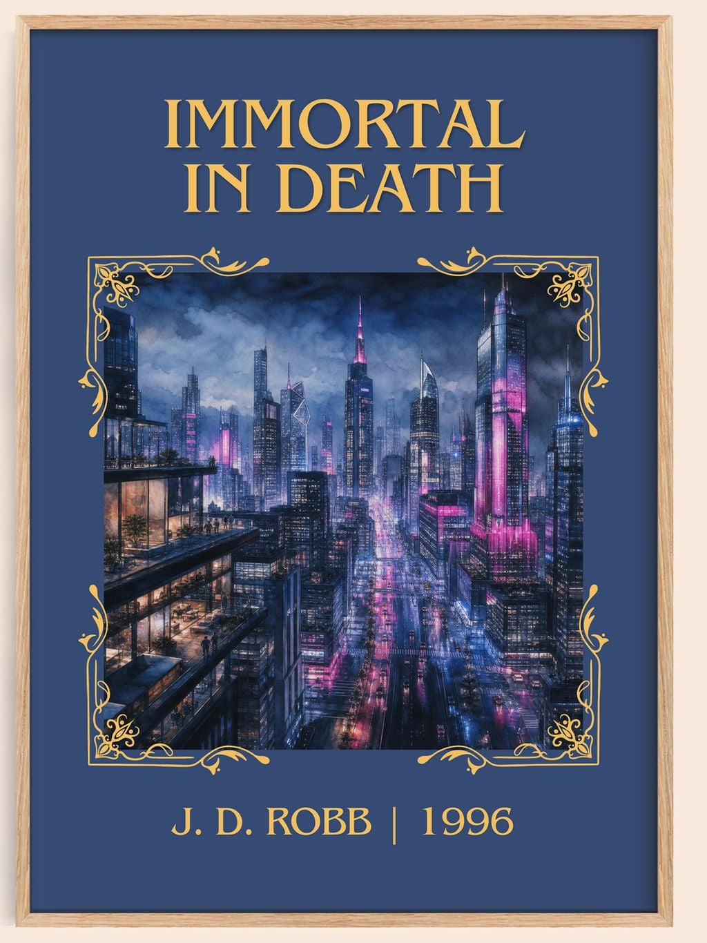 Immortal In Death Classic Book Art Print by J. D. Robb – book poster