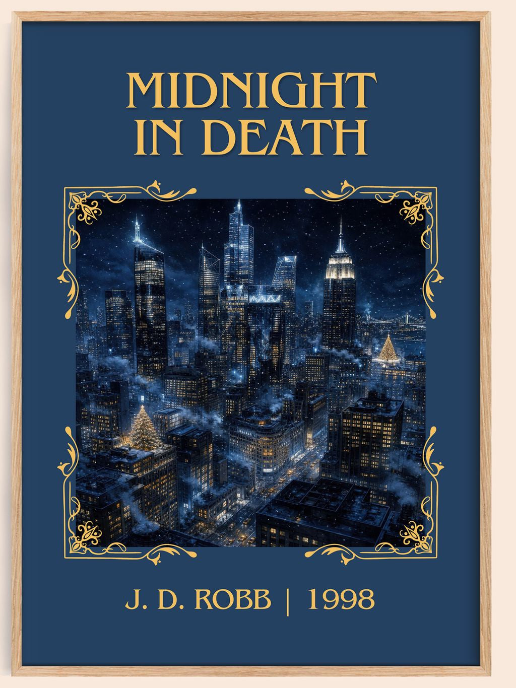 Midnight In Death Classic Book Art Print by J. D. Robb – book poster