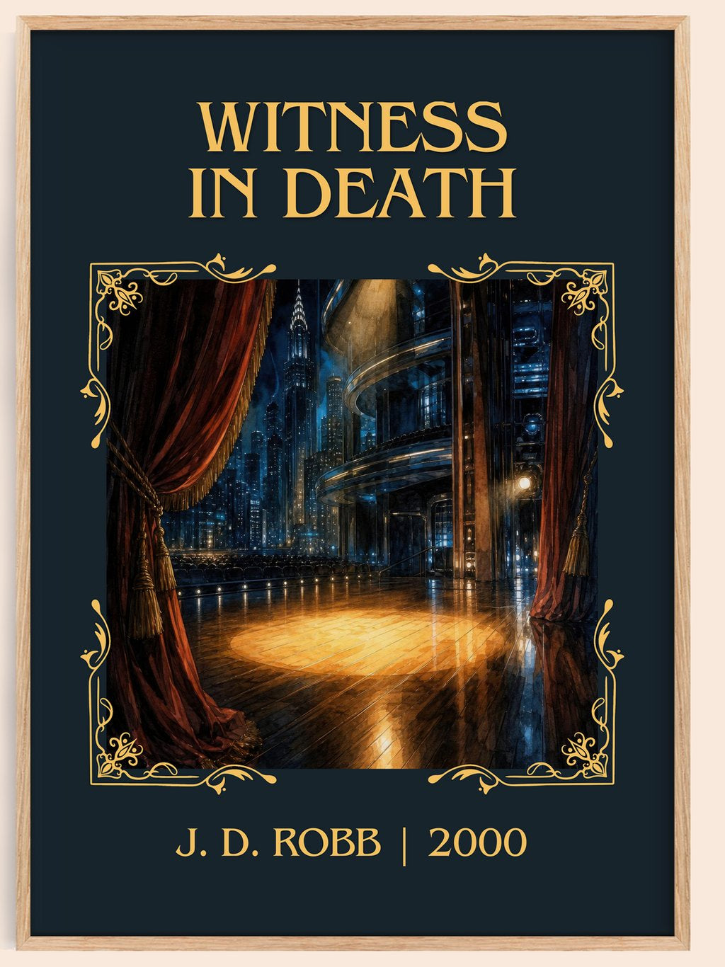 Witness In Death Classic Book Art Print by J. D. Robb – book poster