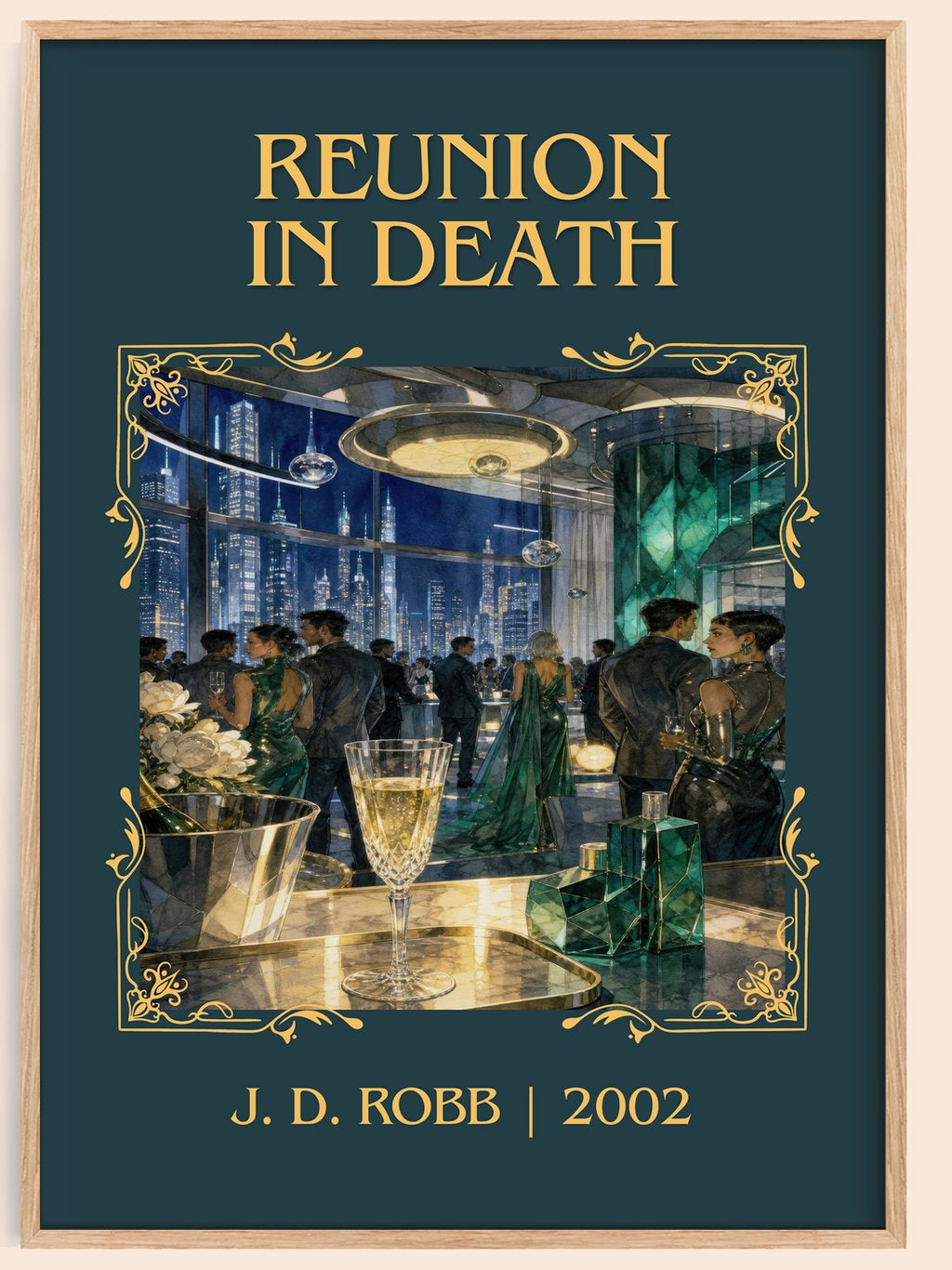 Reunion In Death Classic Book Art Print by J. D. Robb – book poster