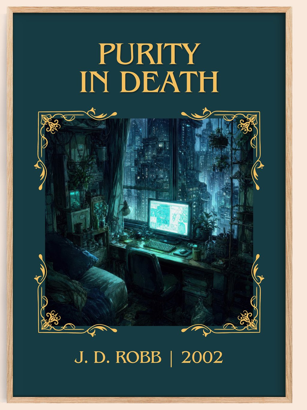 Purity In Death Classic Book Art Print by J. D. Robb – book poster
