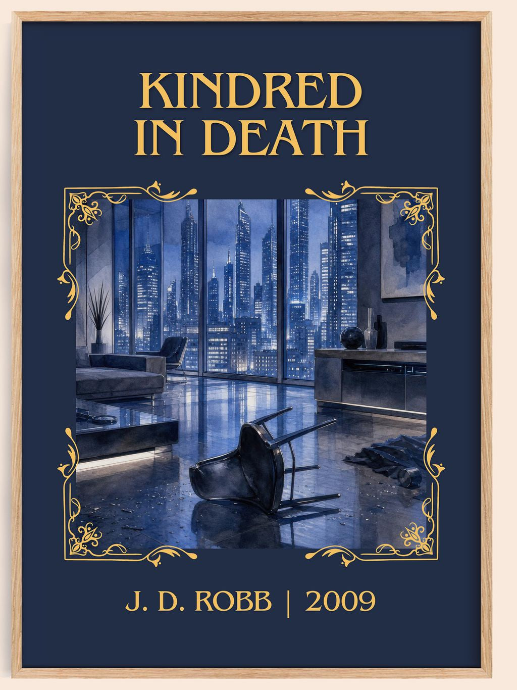 Kindred In Death Classic Book Art Print by J. D. Robb – book poster